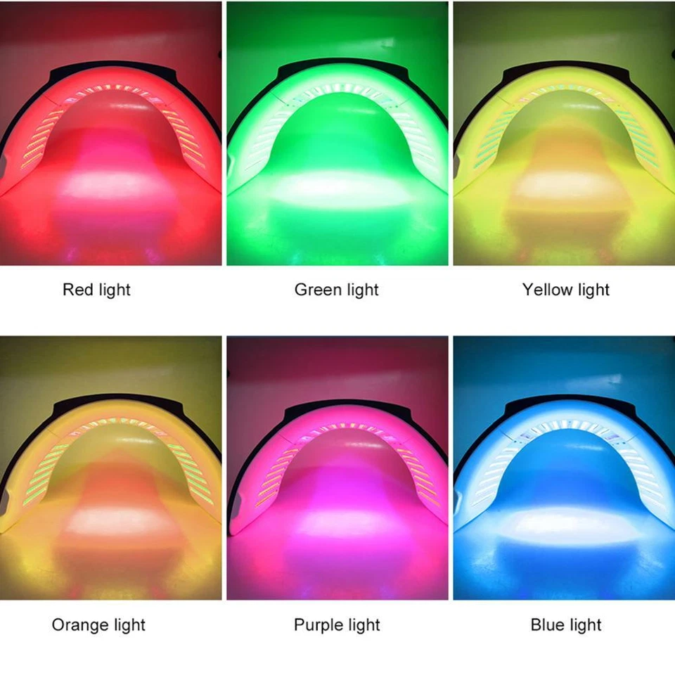 7Color LED Light Photon Face Mask Rejuvenation Facial Therapy Anti-Aging Machine - Image 3 of 4