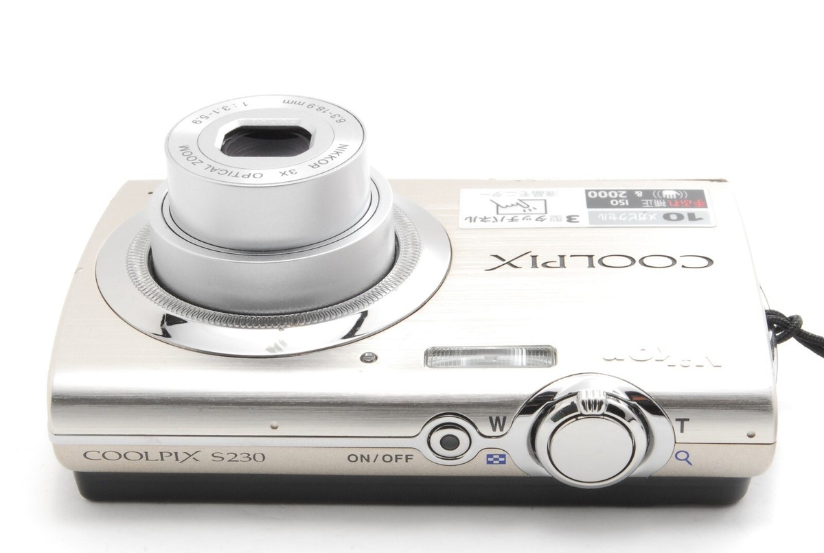 Excellent+5 w/ BOX] Nikon COOLPIX S230 10.0MP Digital Camera