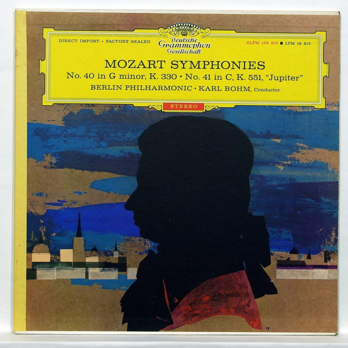 SLPM 138815 - KARL BOHM - MOZART symphonies nos.40 & 41 DGG tulip