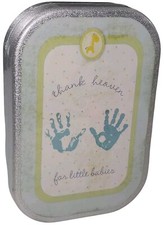 Baby Handprint Foot Print Keepsake Plaster Kit Carters Boy or Girl NEW