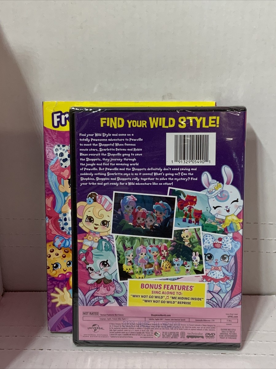 Shopkins Wild Style Scarletta Gateau Doll Shopkins: Wild (DVD+