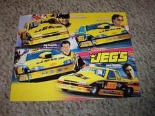 NHRA Team Coughlin Team JEG'S Pro Stock Drag Racing Handout Free SHIPPING