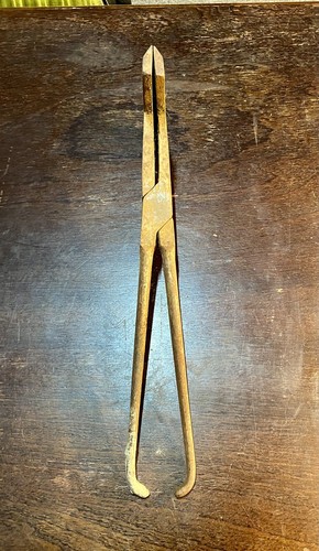 Antique/Vintage Tinsmith Roofing Seam Bending Tool Tongs Blacksmith - Picture 3 of 5