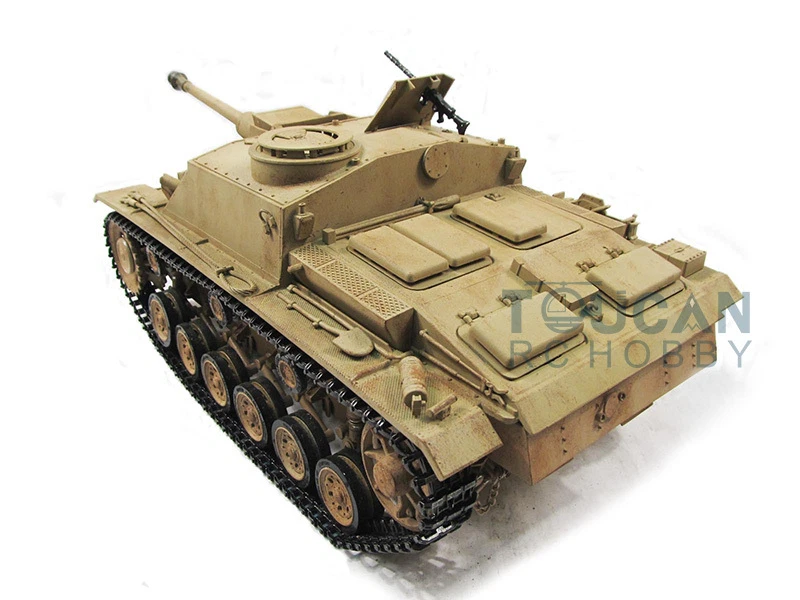 Mato 1/16 Almost 100% Metal Stug III RC Tank KIT Infrared Barrel Recoil Battle  - Image 3 of 4