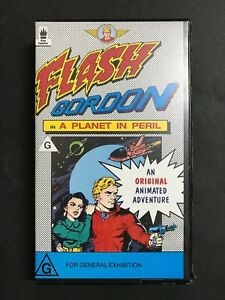 Flash Gordon Cartoon Vhs Video A Planet In Peril Ebay