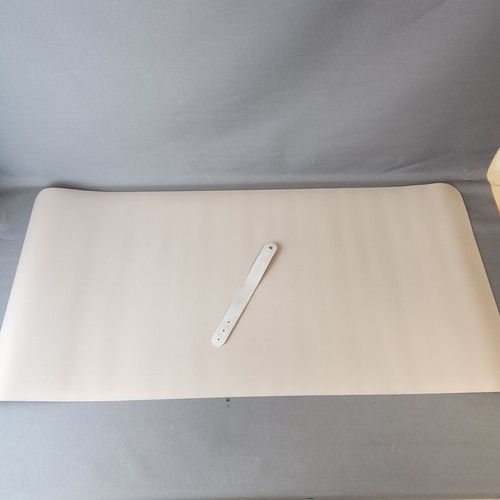Tapis de souris - Large 90x43cm - Cuir PU - YSAGI - Gris - Neuf et scellé - Livraison gratuite