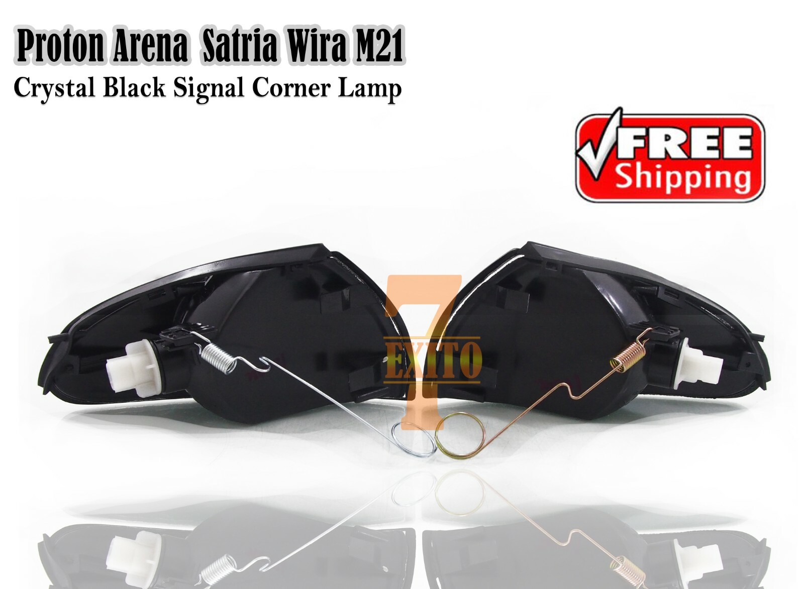 New Proton Arena Satria Wira M21 Crystal Black Turn Signal Corner Light Lamp SET