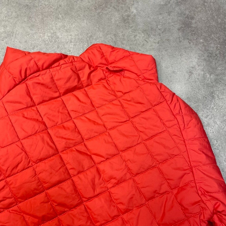 The North Face Puffer Jacket Womens Full Zip Lightweight Liner Coat, Red Small image 8
