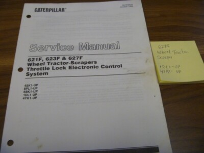 Caterpillar 621F 623F 627F Tractor Elec Control Sys Service Repair ...