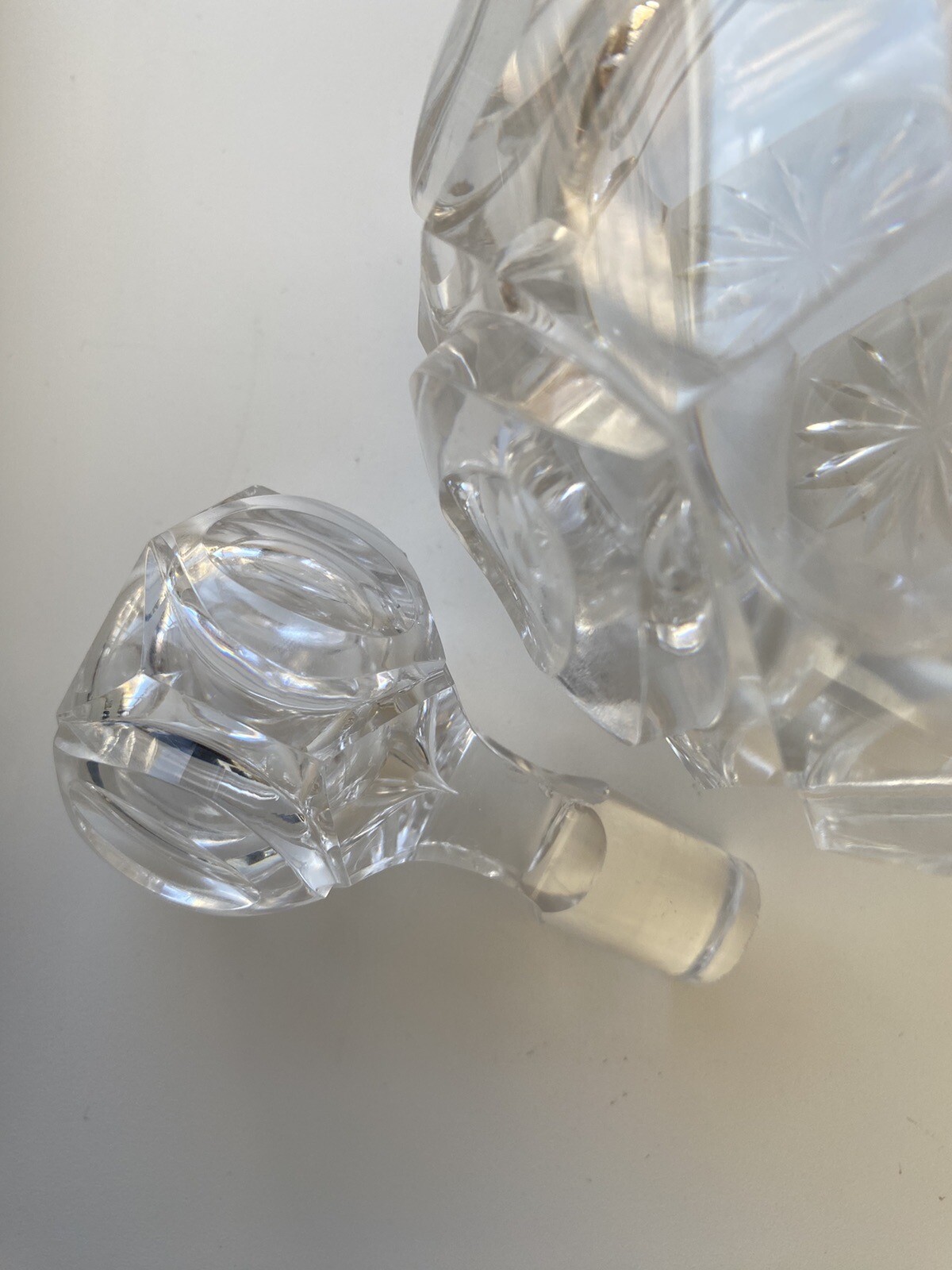 Antique Victorian quality cut glass decanter eBay