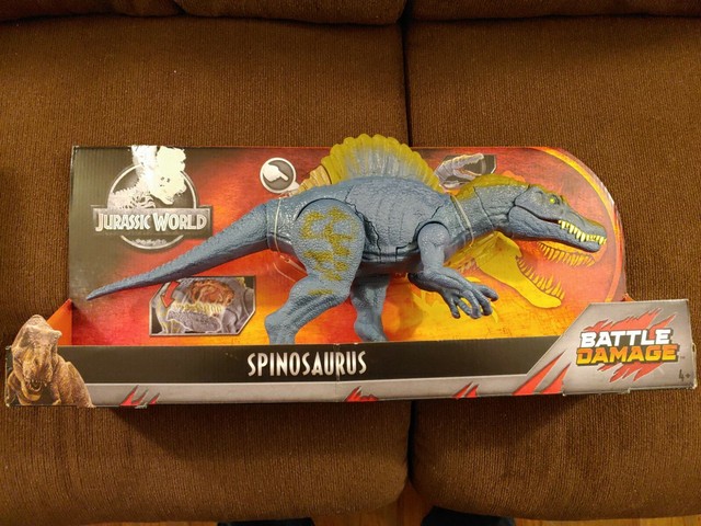 Mattel Jurassic World Battle Damage Spinosaurus Action Figure for sale online | eBay