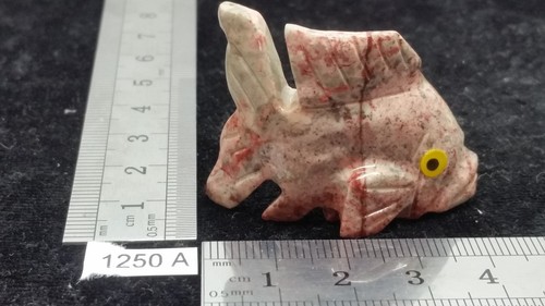 Animal poisson en STEATITE pierre mineraux sculpture décoration collection reiki - 第 1/2 張圖片