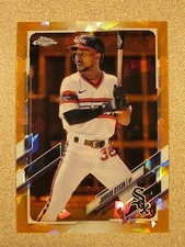 2021 TOPPS CHROME #337 JARROD DYSON ORANGE SAPPHIRE CHICAGO WHITE SOX 12/25