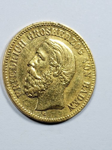 1877 G Prussia Germany Gold 5-Mark Coin .0570AGW ex jewelry - 第 3/6 張圖片