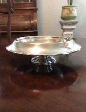 Antique Sterling Silver Pedestal Fruit Bowl M. Fred Hirsch (MFH) 10"