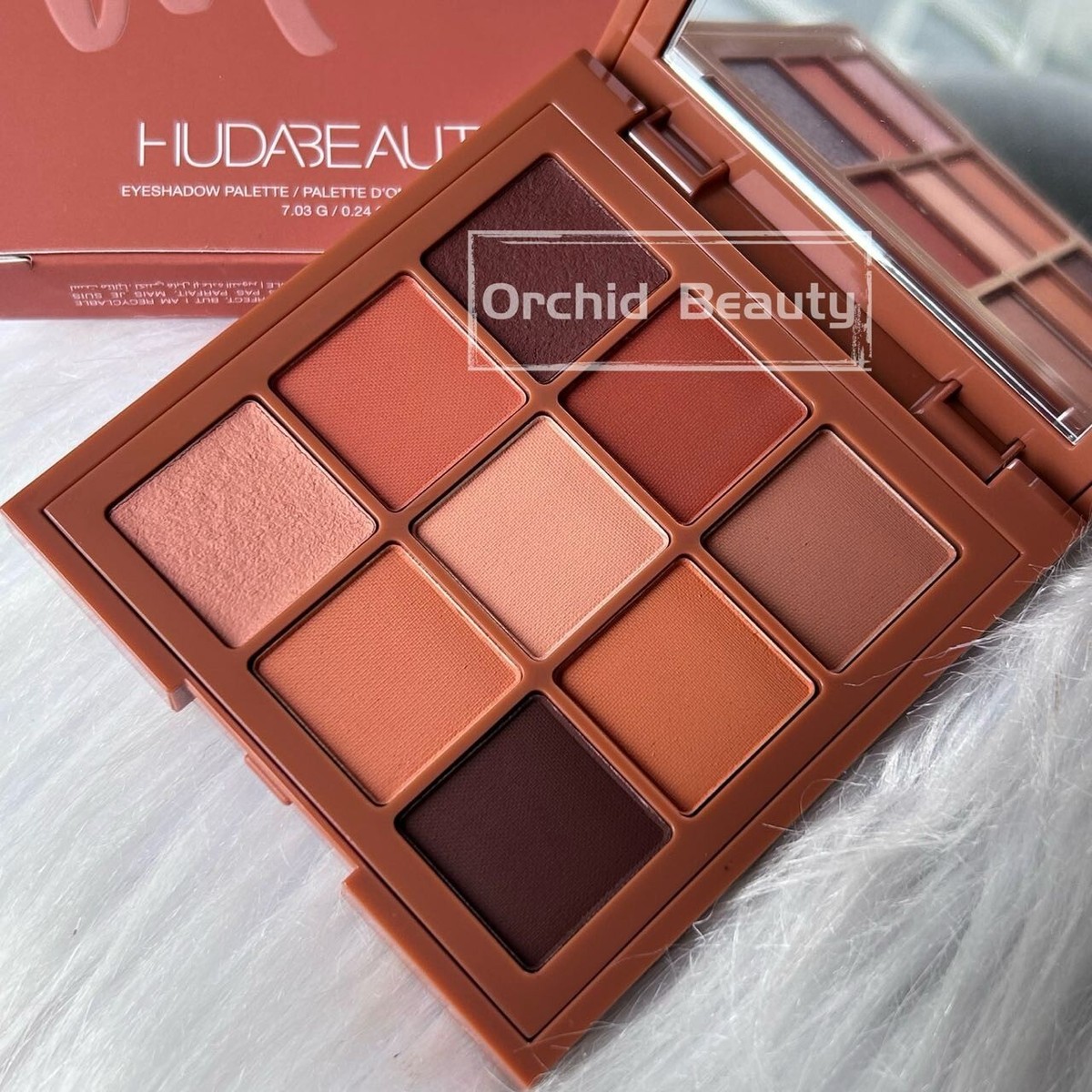 New Huda Beauty Matte Obsessions Eyeshadow Palette~Warm~Full size