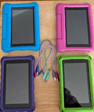 Amazon Kindle Fire 7 Tablet  16GB - 9th Gen with Unitex 10 Port Charging Station