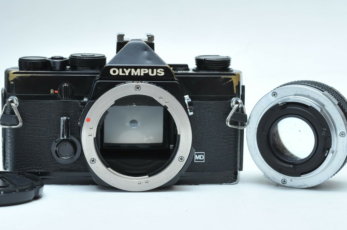 Olympus OM-1 35mm Film Camera W/50mm F1.8 Zuiko Manual Focus