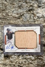 2024 Panini National Treasures MAUI AHUNA Jumbo Lumber Bat Auto #/49 SF Giants