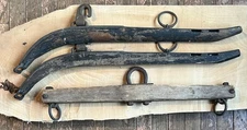  Vintage Horse/Ox Yoke Harness Wooden Metal Iron Barn Farm Decor Hames