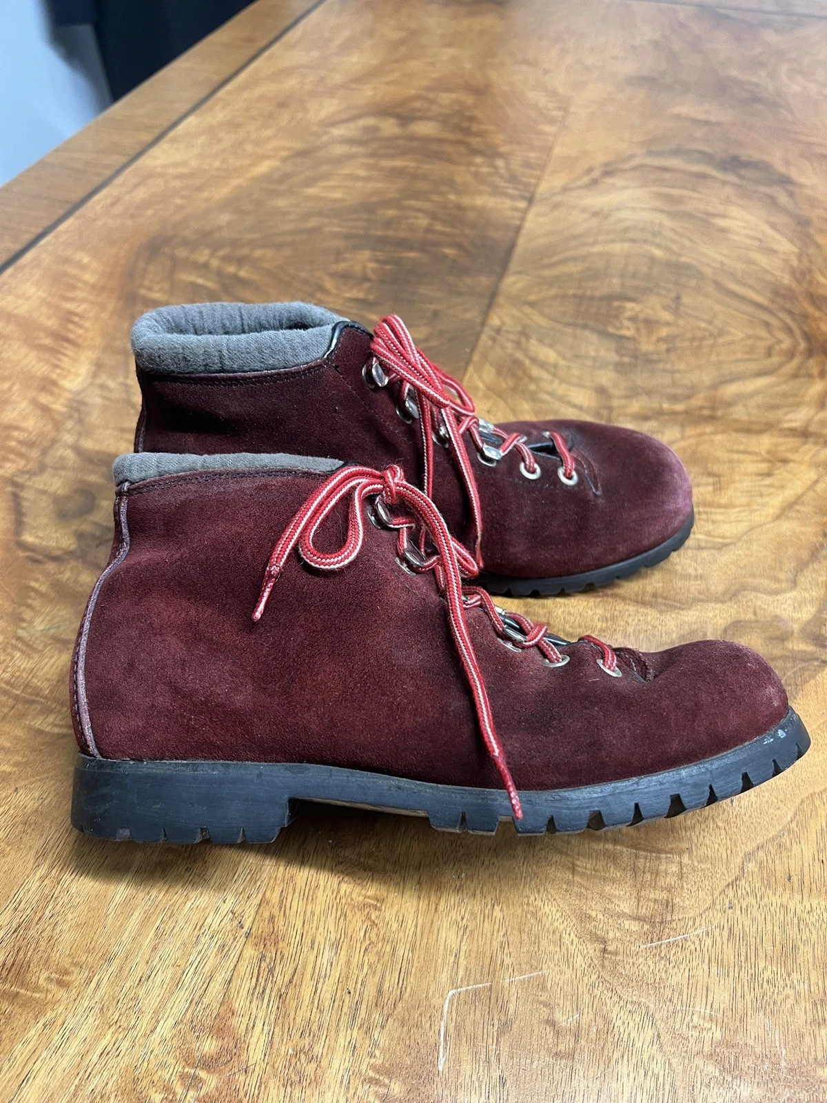 Vtg Fabiano The Alps Palons Men’s 6 Leather Suede Hiking Italy Mountaineer Boots