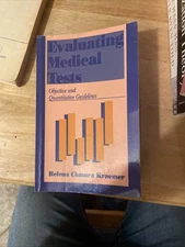 Evaluating Medical Tests - Paperback, by Kraemer Helena Chmura - Very Good