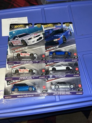 2024 HOT WHEELS PREMIUM CAR CULTURE MODERN CLASSICS SERIES! SET OF 5 + SKYLINE!