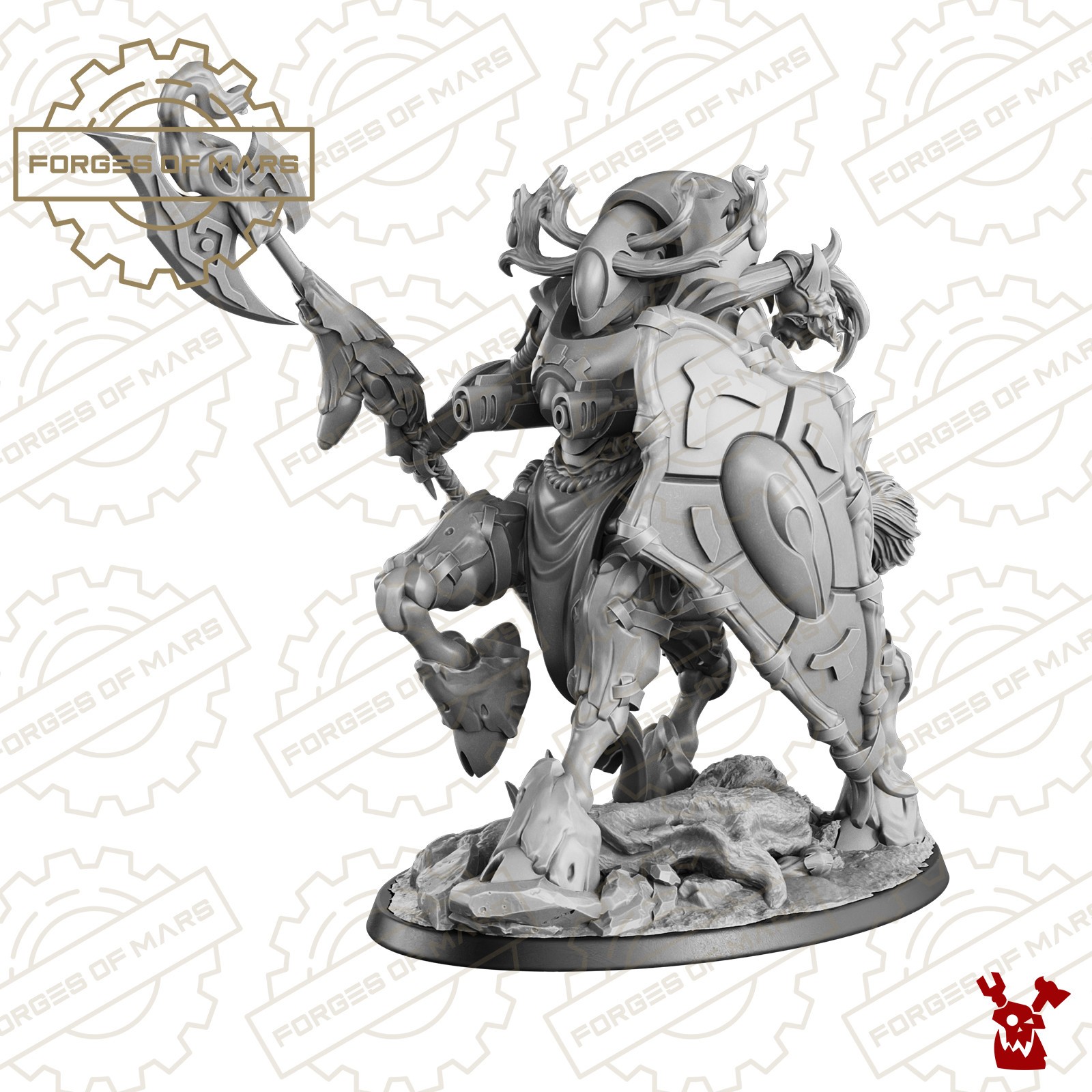 Figurine Space Elves Starwood Rangers Spacelair Embodimech 117mm en résine de collection