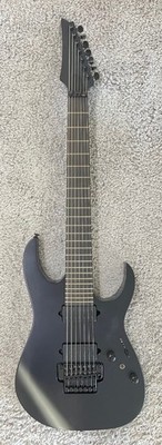 Ibanez RG Iron Label 7-String Electric Guitar Flat Black RGRB720BKF - B-Stock
