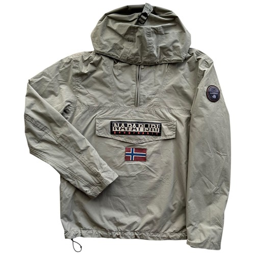 Napapijri Rainforest Herren Jacke Large hellbraun Anorak Regen