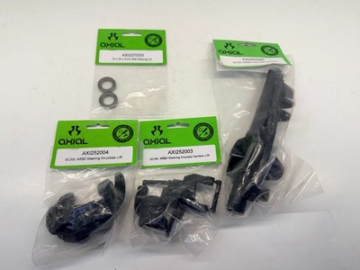 Axial SCX6 NIB Parts Lot, Knuckles, Carriers, Housing, Bearings 0343