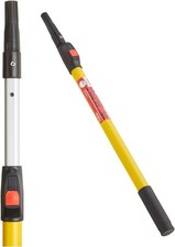 ProDec PREX003 2' - 4' Button Lock Extension Pole, Yellow, 2-4 Ft