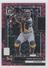 2022 Panini Donruss Optic Pink Velocity Prizm 145/249 Omar Narvaez #124 0t50