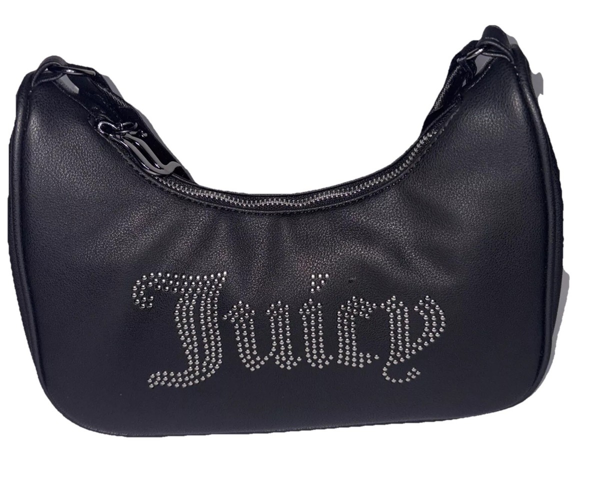$79 Juicy Couture Liquorice Obsession Crossbody Bag Black