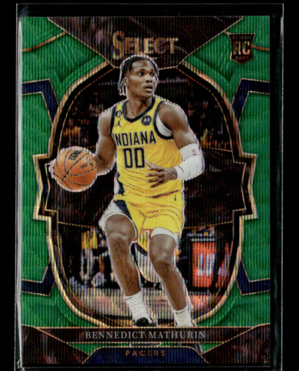 Bennedict Mathurin 2022-23 Panini Select RC Green Wave 21/50 Concourse [jm153