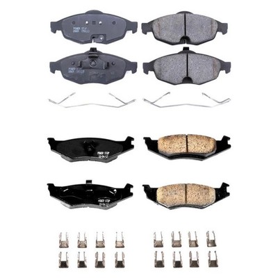 For Dodge Stratus 01-06 Disc Brake Pad Set Z17 Evolution Plus Ceramic Front &