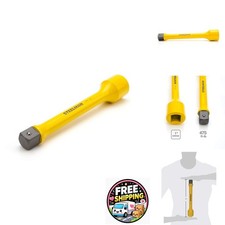 Steelman 1-inch Drive 475 Ft-lb Torque Extension 10-inch Yellow 60164 Steelman 1-inch Drive 475 Ft-lb Torque Extension 10-inch Yellow 60164