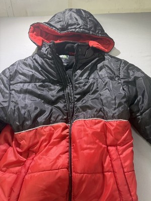 Arctic Impact Boys Fleece-Lined Color Block Puffer Jacket Size 16/18
