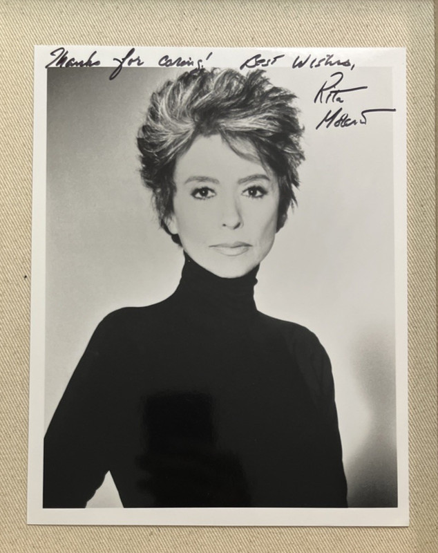 Rita Moreno Autographed Hand Signed 8x10 Photo EGOT West Side Story Puerto Rico
