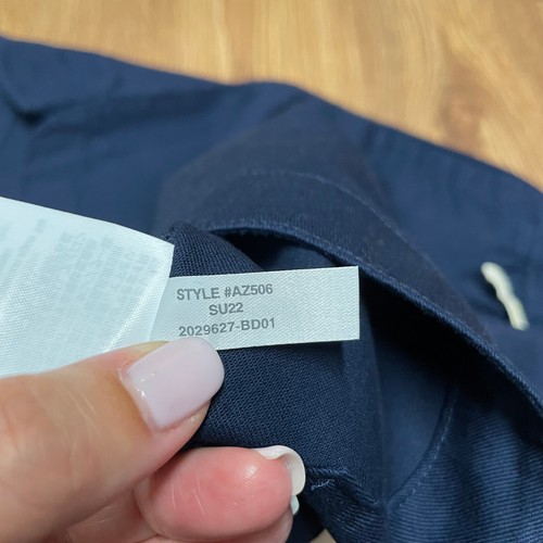 Crewcuts J.Crew Girls Solid Navy Blue Cotton Pull On Mini Skirt Size Large/12 - Picture 6 of 6
