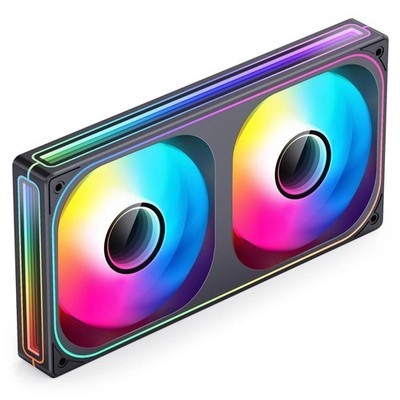 Jonsbo ZB-240 Lüfter, PWM, ARGB, Infinity Mirror - 240mm, schwarz