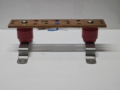 Harger GBI14210TGB Telecom Ground Bar, 1/4''x2''x10'' Copper TGB Reboxed