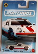 Matchbox · 1972 Lotus Europa · White · 1:64 · Brand New · Free P&P