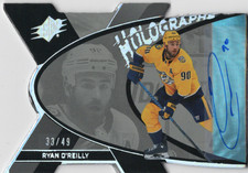 Ryan O’Reilly 2023-24 Upper Deck SPx Silver Holographs Auto /49 #HG-RO