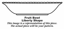 Homer Laughlin  HLC490 Fruit Dessert  Bowl 223275