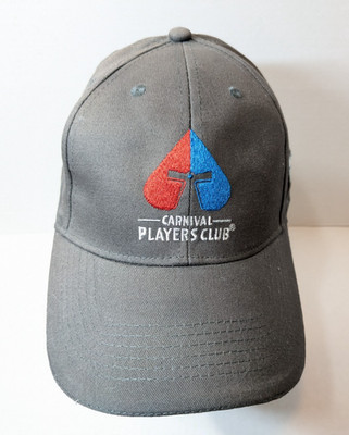 Carnival Cruise PLAYERS CLUB Gray  Baseball Cap  Hat Adjustable Dice Get Playful