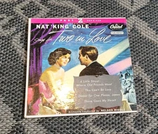 NAT 'KING' COLE - CAPITOL EAP 2-420 - "TWO IN LOVE" Part 2. VERY GOOD PLUS