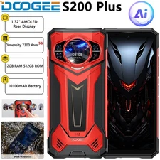 DOOGEE S200 PLUS 5G Rugged Phone Dual Screen Android AI Camera Outdoors Unlocked