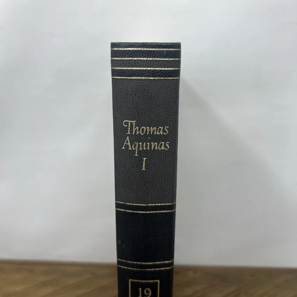 Britannica Great Books 1952 первый выпуск том 19 Томас Аквинский винтажный в твердом переплете - Изображение 4 из 4