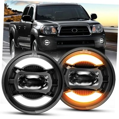 60W LED Fog Lights Assembly 200% Brighter Driving Lights Compatible with Black